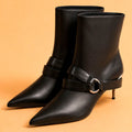 Cazabat Bottines Patty - cuir - noir - Talon : 6.5 cm
