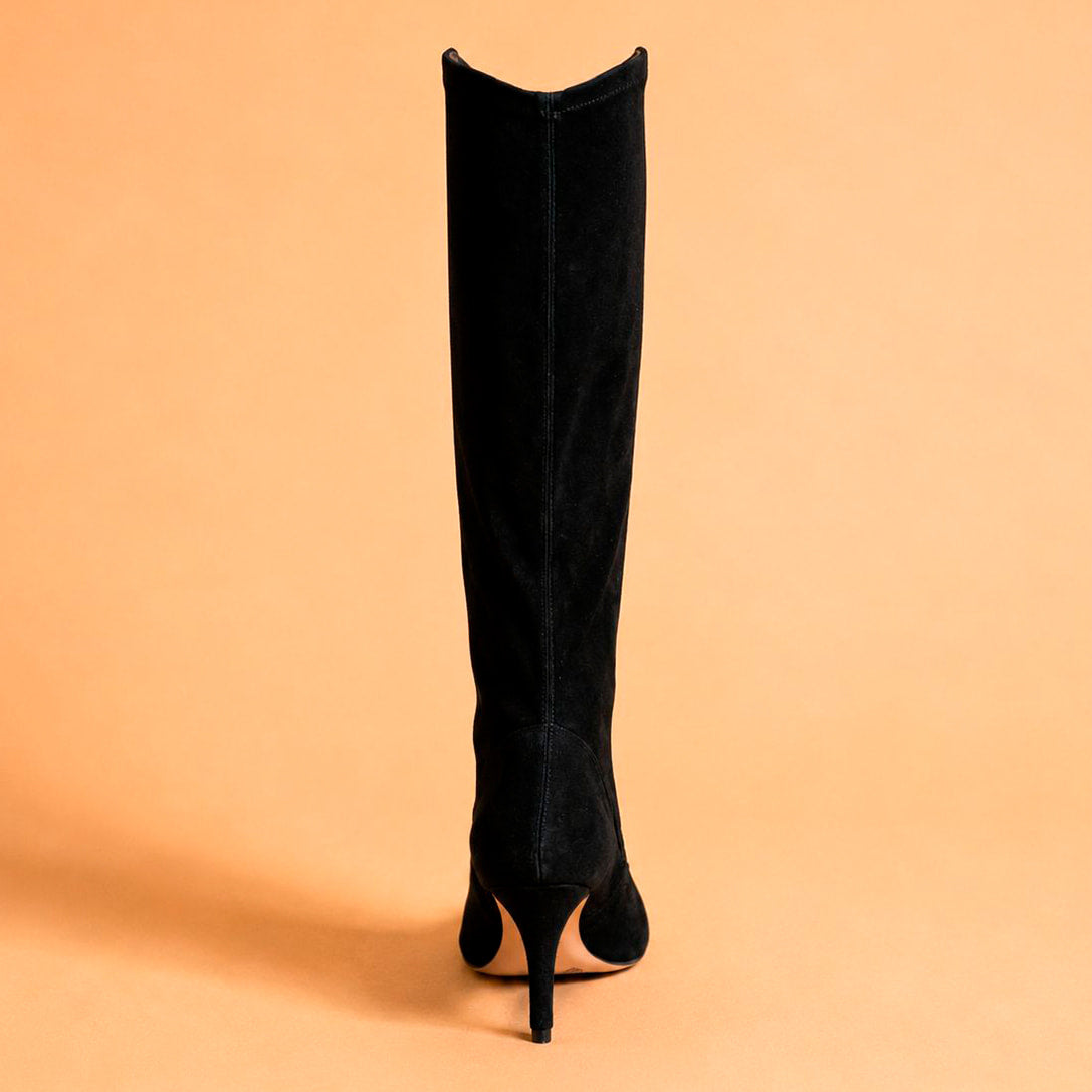 Cazabat Bottes Raven - cuir - noir - Talon : 7.5 cm