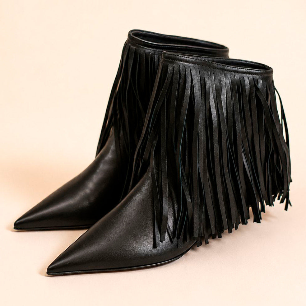 Cazabat Bottines Padma - cuir - noir - Talon : 6.5 cm