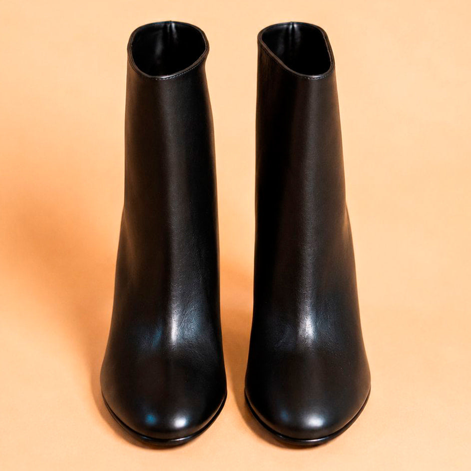Cazabat Bottines Vivi - cuir - noir - Talon : 9 cm