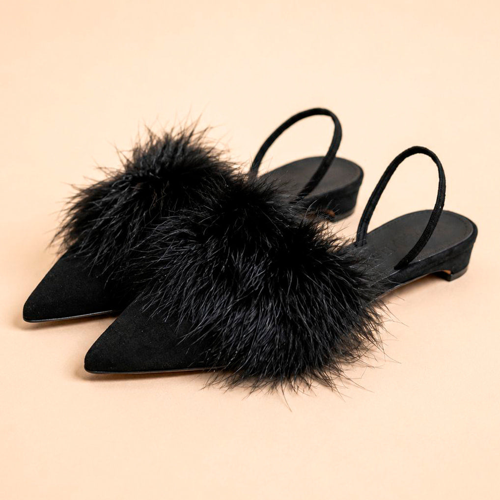 Cazabat Mules Baya - cuir - noir