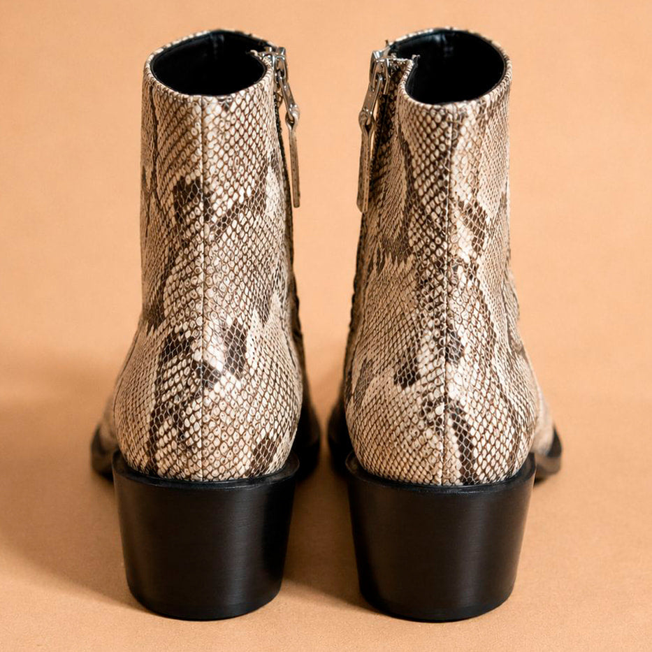Cazabat Bottines Zoe - cuir - multicolore - Talon : 5 cm