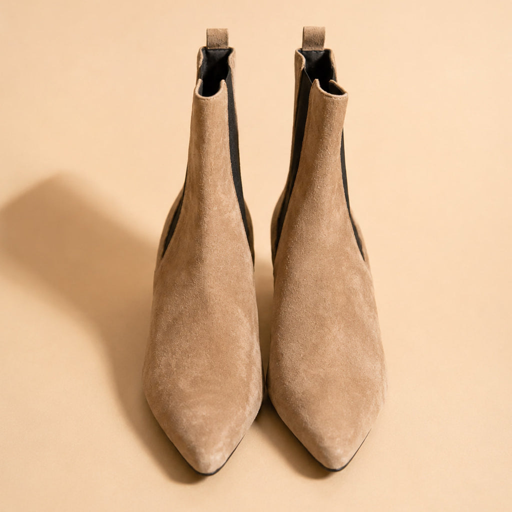 Cazabat Bottes Roxy - cuir - camel - Talon : 7.5 cm