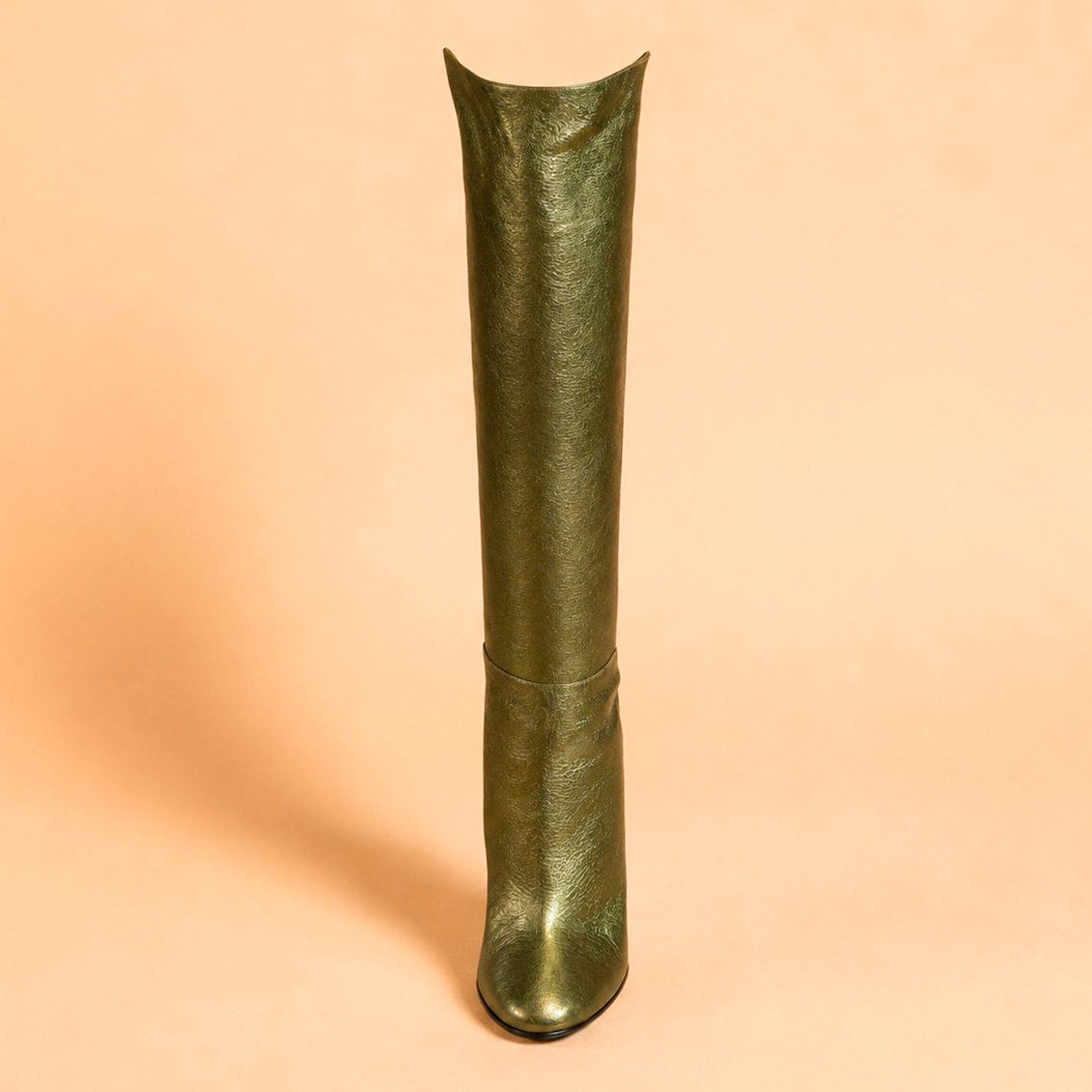 Cazabat Bottes Valda - cuir - vert - Talon : 9 cm