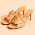 Cazabat Mules Sofia - cuir - nude - Talon : 5 cm