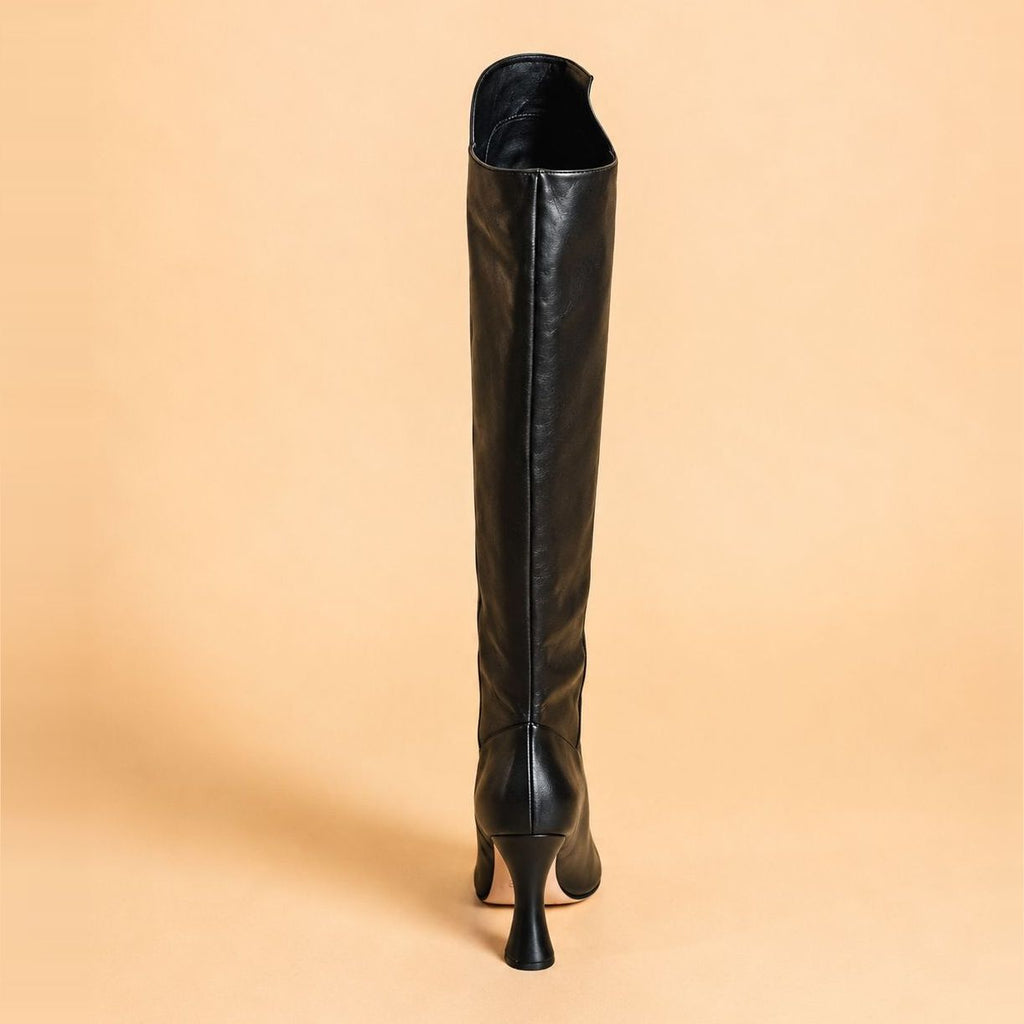 Cazabat Bottes Valda - cuir - noir - Talon : 9 cm