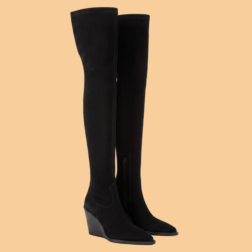 PARIS TEXAS Vegas Over The Knee Boot Stretch