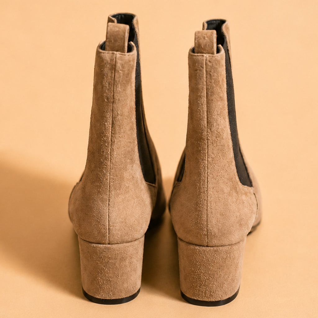 Cazabat Bottes Roxy - cuir - camel - Talon : 7.5 cm