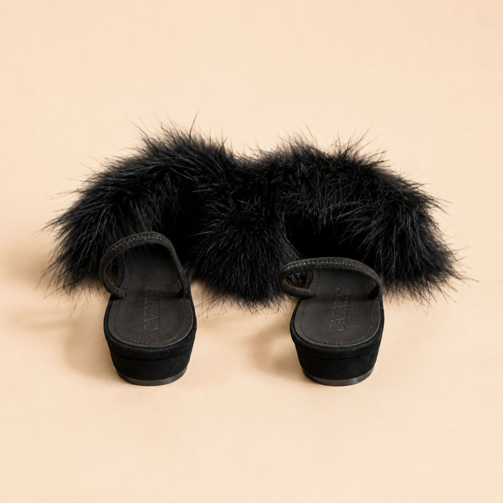 Cazabat Mules Baya - cuir - noir
