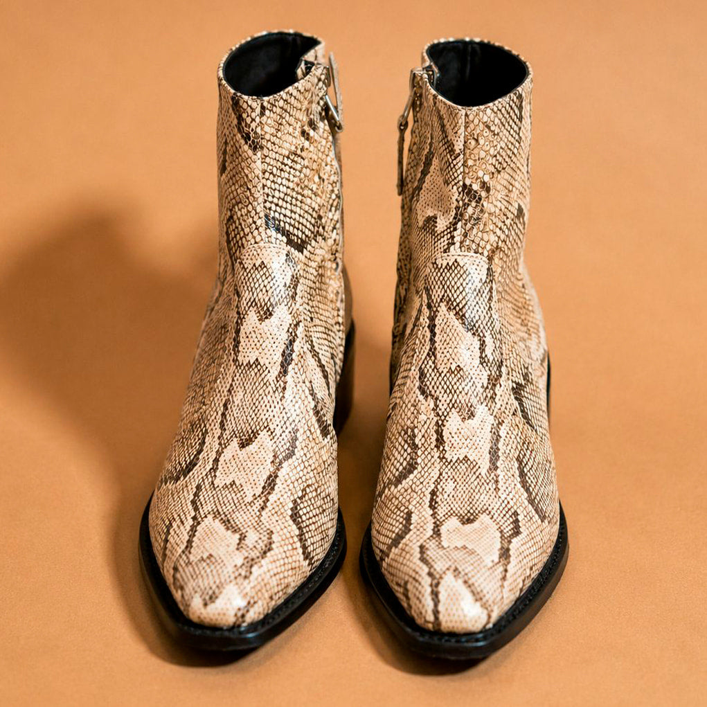Cazabat Bottines Zoe - cuir - multicolore - Talon : 5 cm