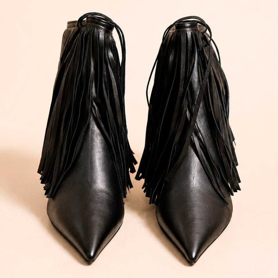 Cazabat Bottines Padma - cuir - noir - Talon : 6.5 cm