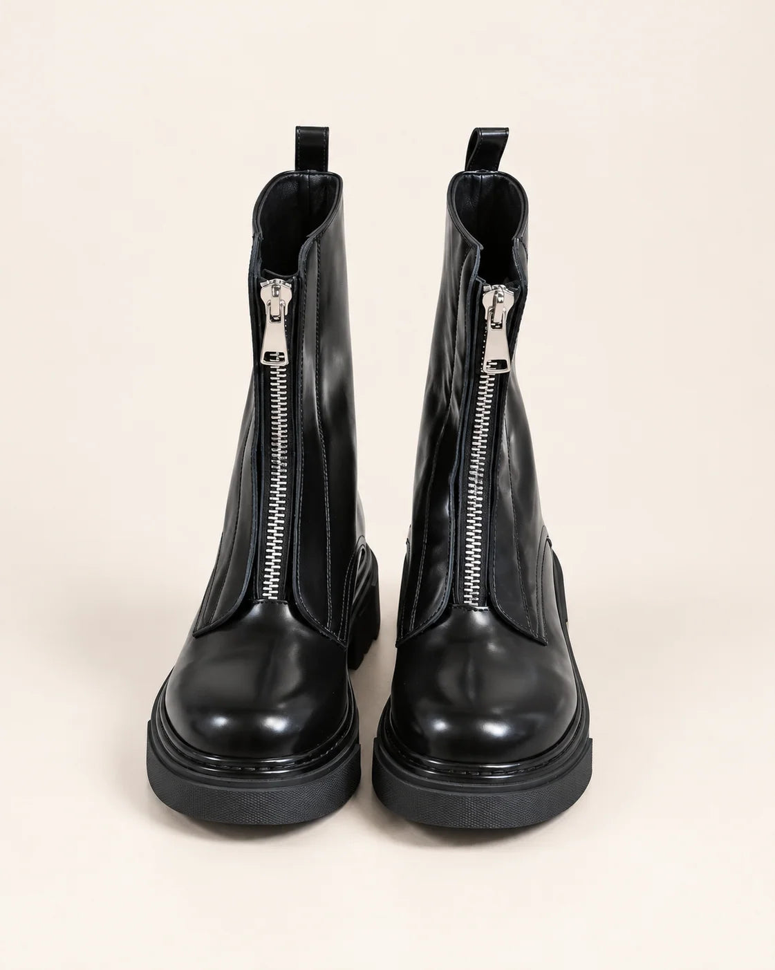 Cazabat Bottines Zipboot - cuir - noir