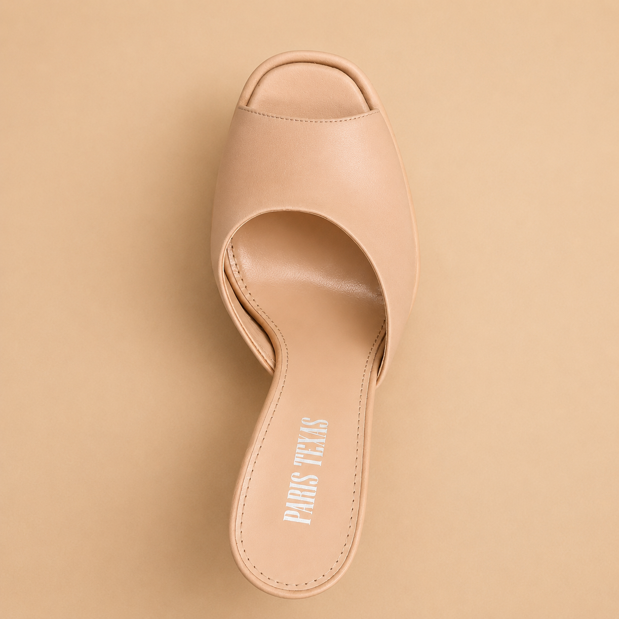 Paris Texas Marina mule Blush