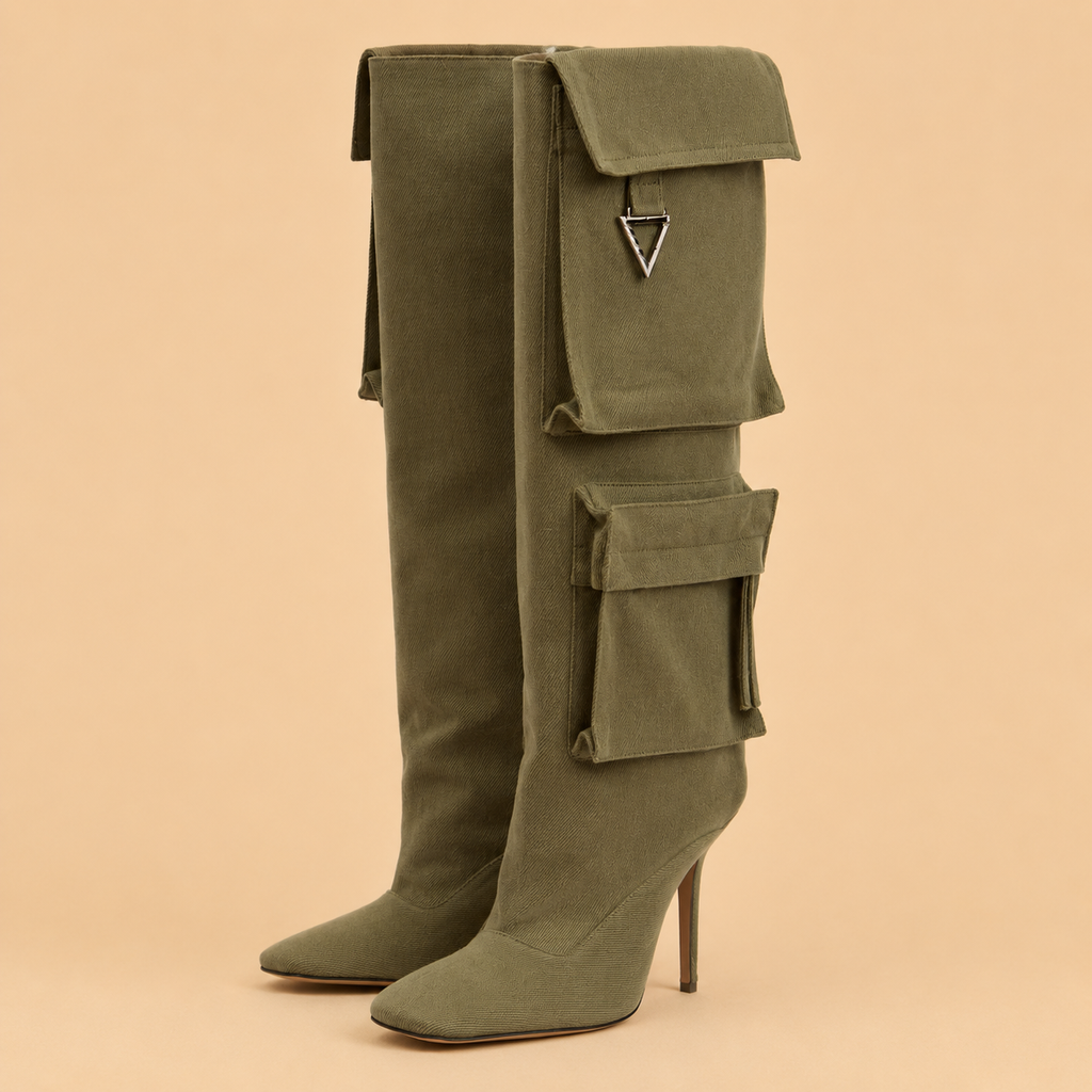 The Attico Bottes Sienna Vert