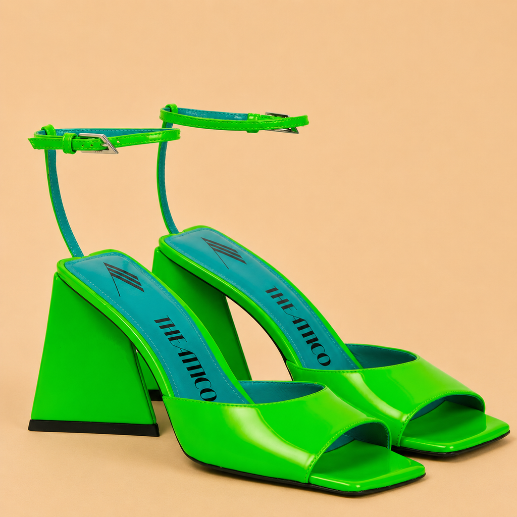 THE ATTICO Piper Sandal Vert