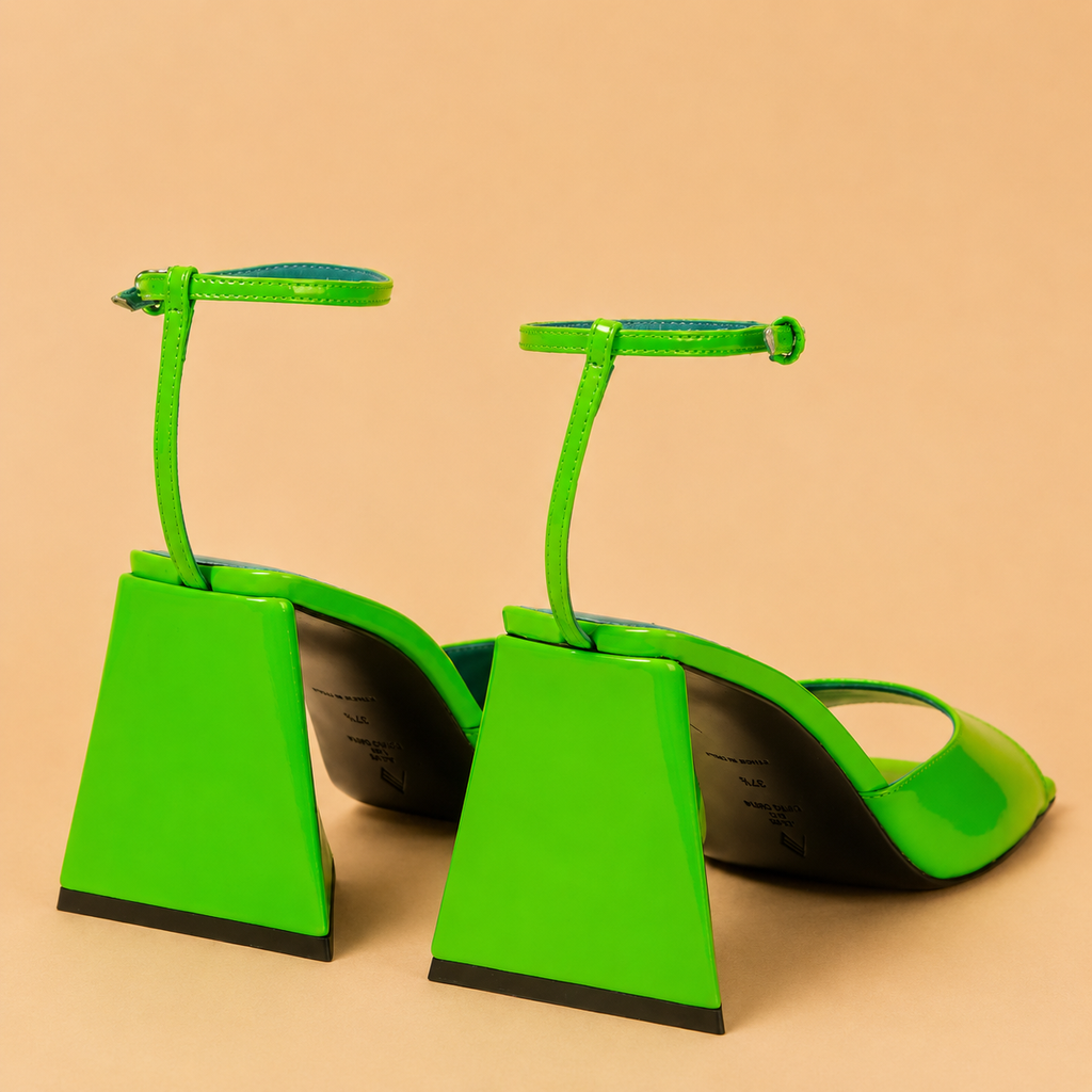 THE ATTICO Piper Sandal Vert
