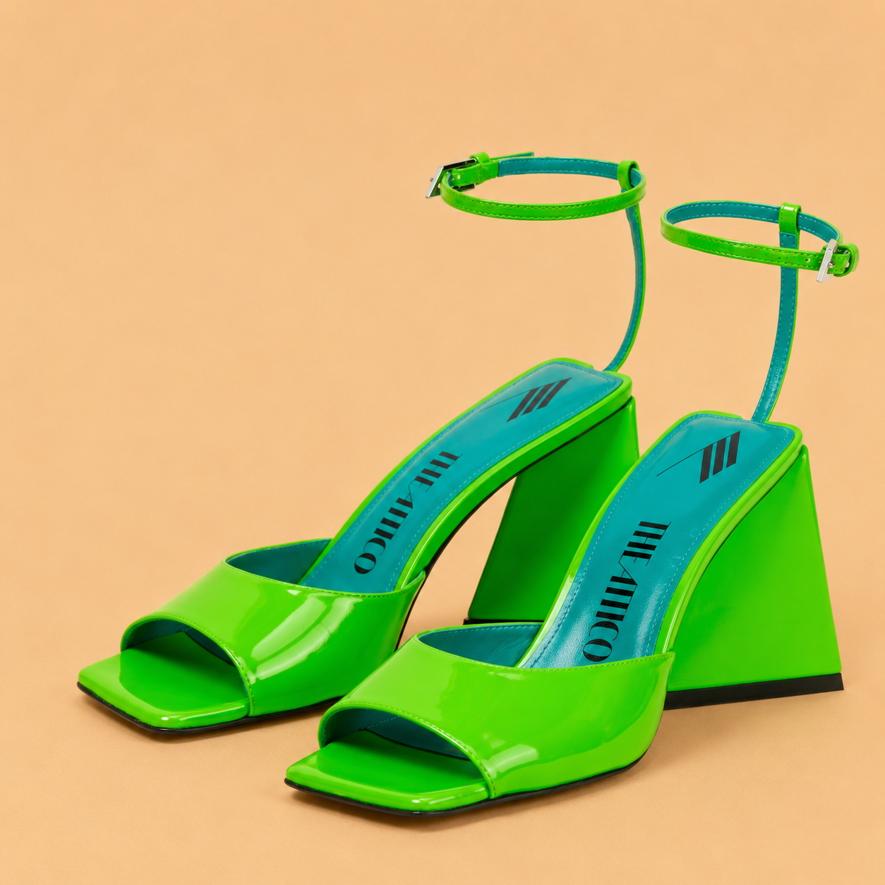 THE ATTICO Piper Sandal Vert