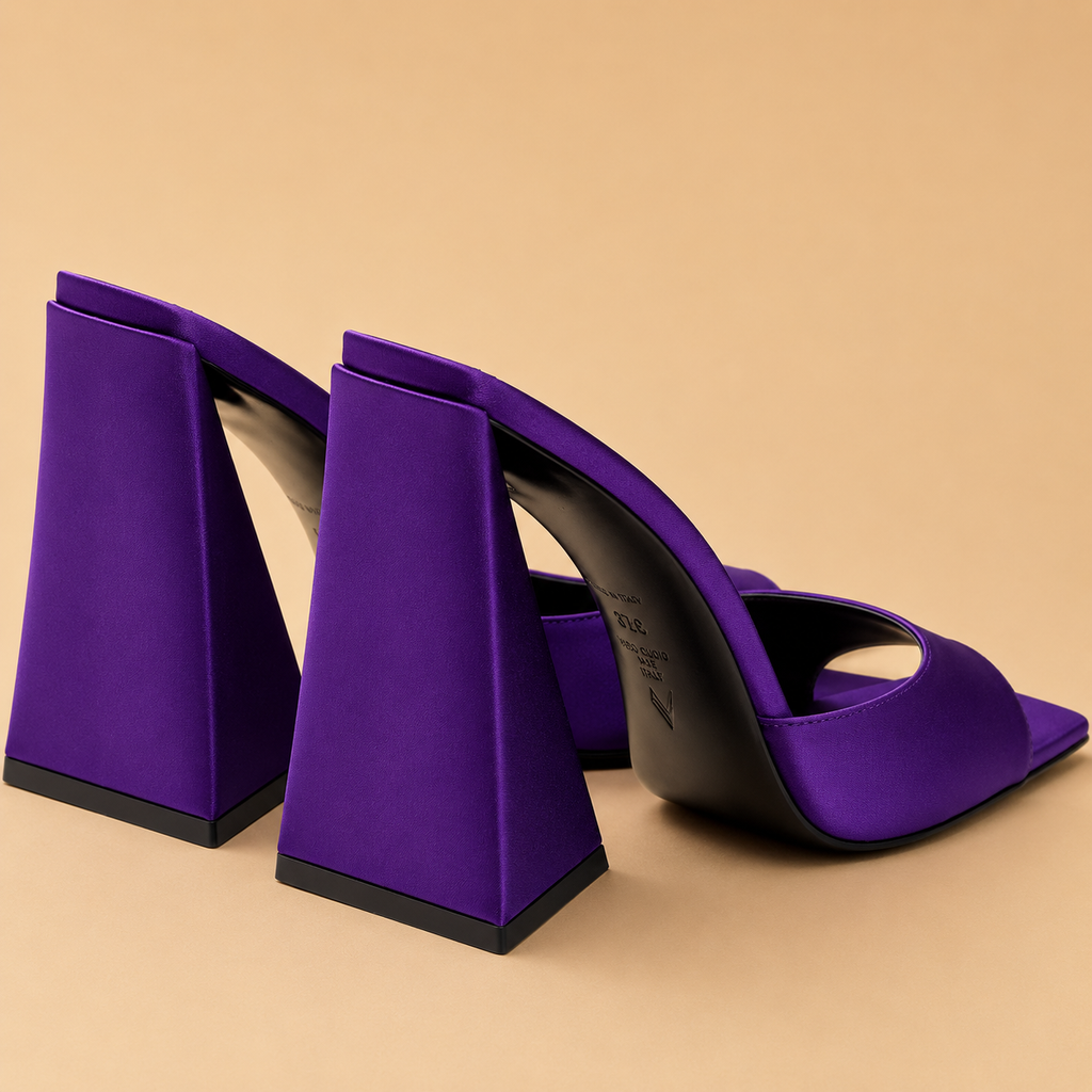 THE ATTICO Devon mule Violet