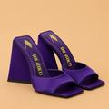 THE ATTICO Devon mule Violet