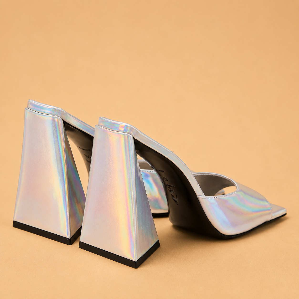 THE ATTICO Devon mule Argent