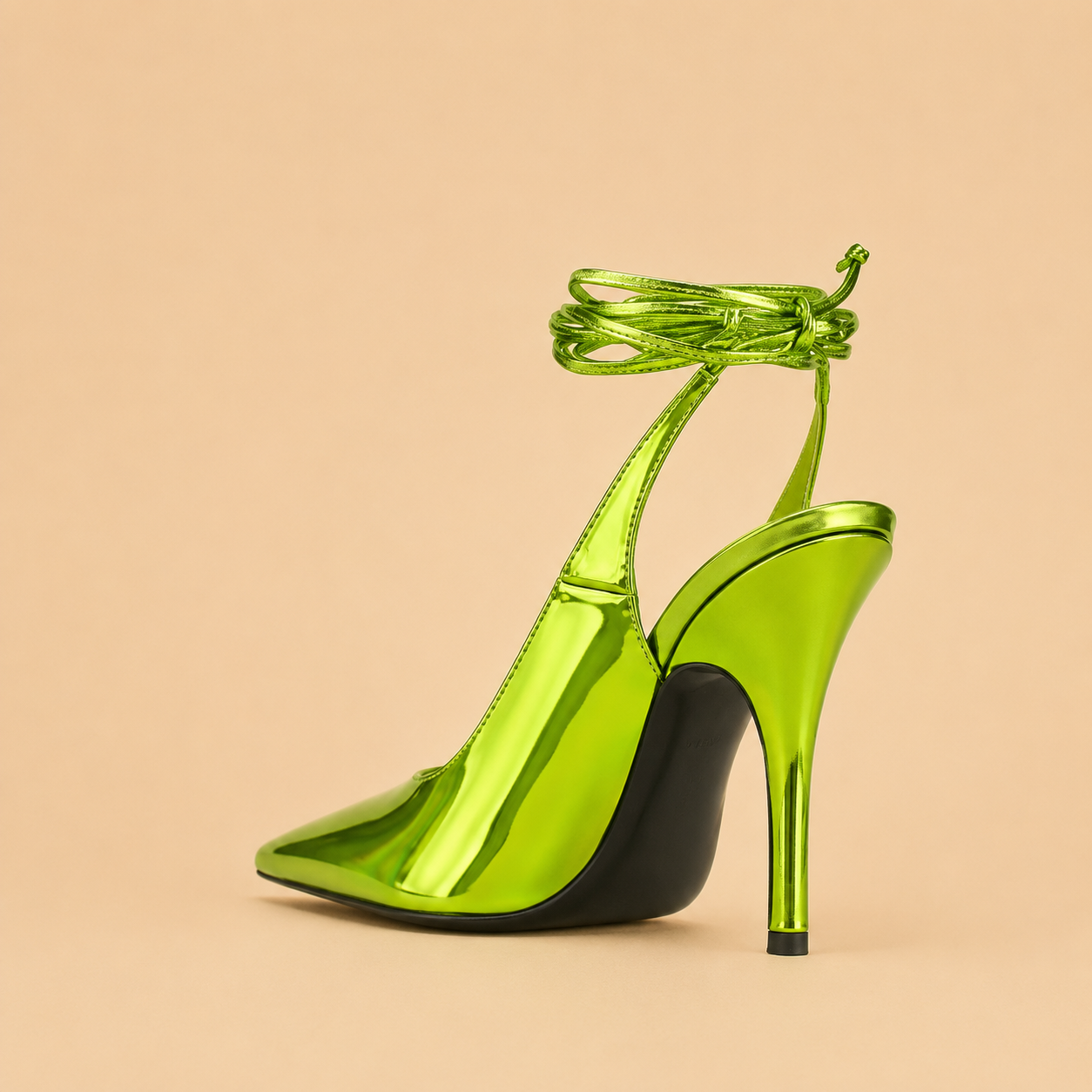 THE ATTICO Venus Holographic slingback