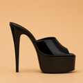 PARIS TEXAS Marina Mule Noir