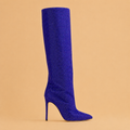 PARIS TEXAS Holly Stiletto Boots Violet