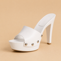 PARIS TEXAS Consuelo Mules Blanc