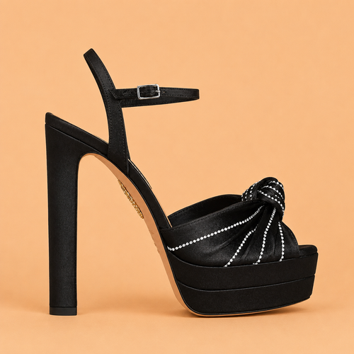 AQUAZZURA ATELIER CRYSTAL PLATEAU 130