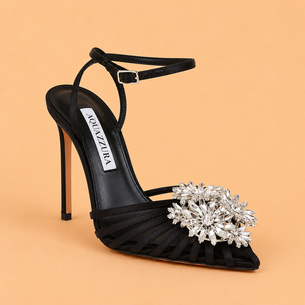 AQUAZZURA CRYSTAL MARGARITA PUMP 105