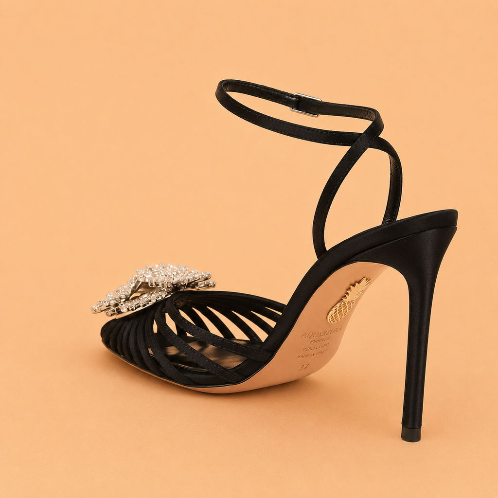 AQUAZZURA CRYSTAL MARGARITA PUMP 105