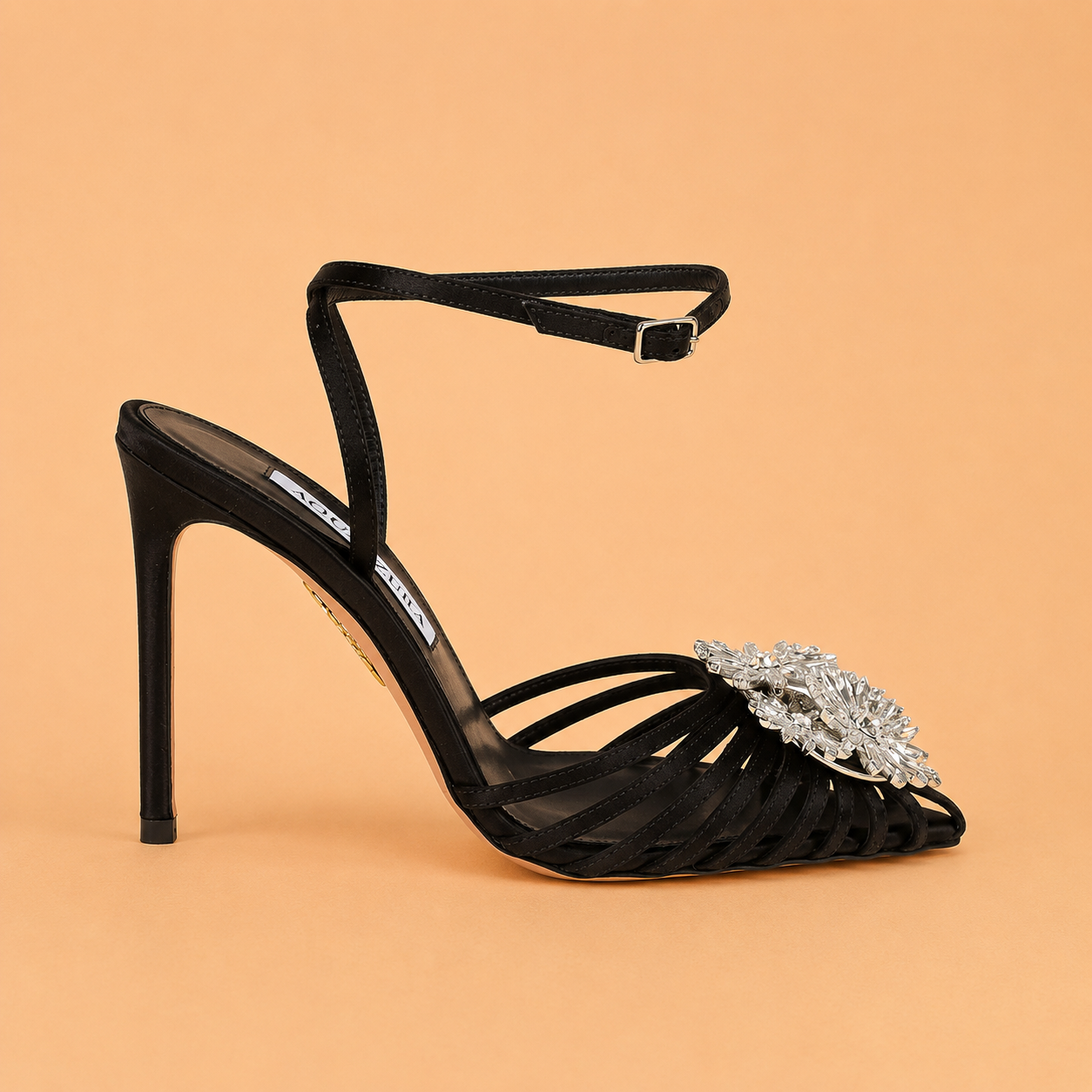 AQUAZZURA CRYSTAL MARGARITA PUMP 105