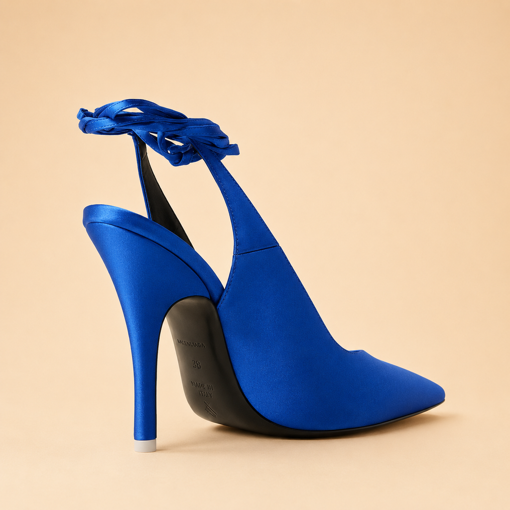 THE ATTICO Venus slingback Bleu