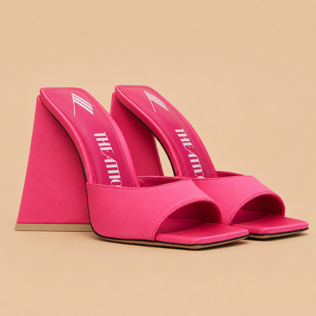 THE ATTICO Devon mule Rose