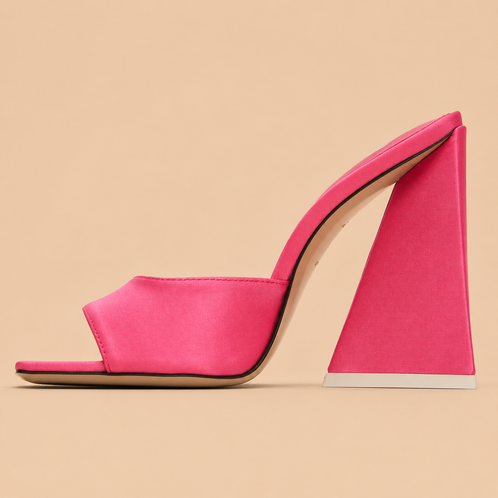 THE ATTICO Devon mule Rose