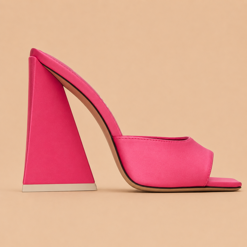 THE ATTICO Devon mule Rose