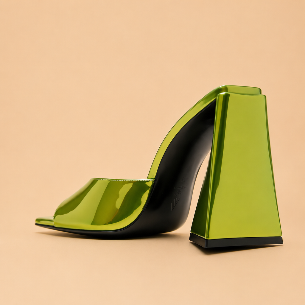 THE ATTICO Devon mule Vert
