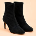 Cazabat Bottines Roma - daim - noir - Talon : 7.5 cm