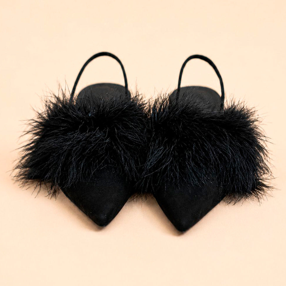 Cazabat Mules Baya - cuir - noir
