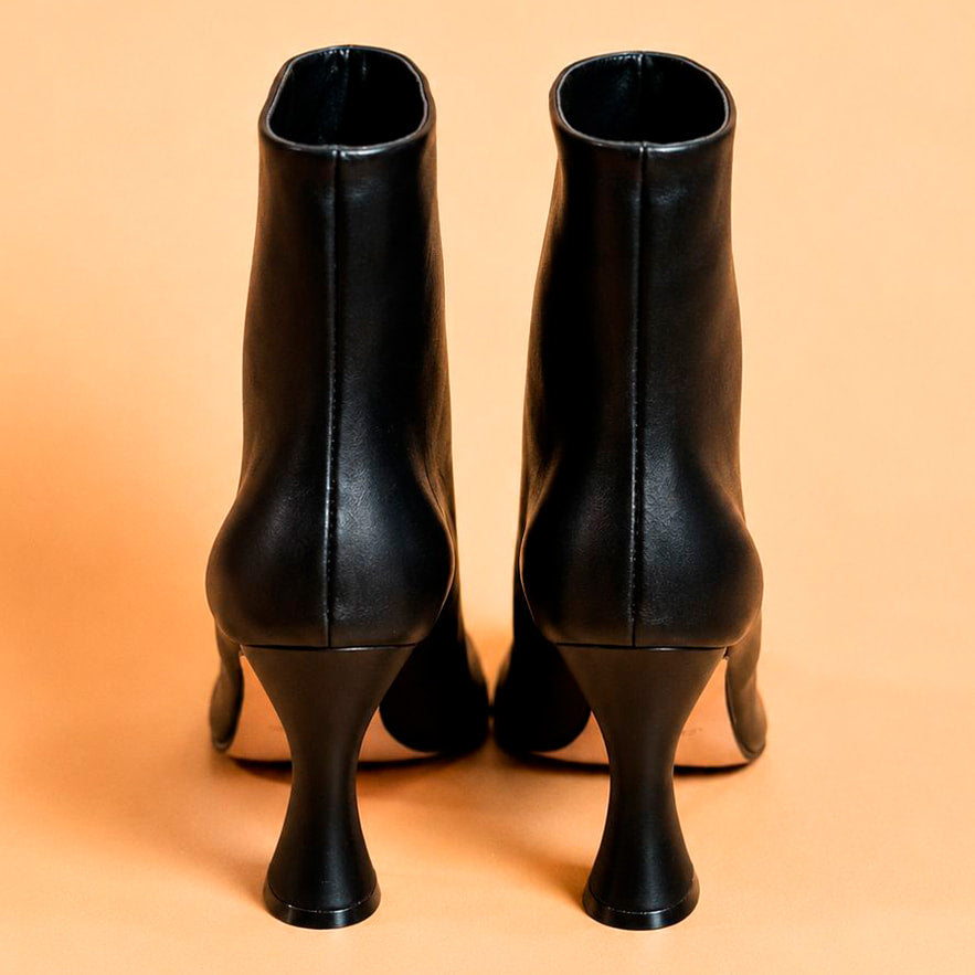 Cazabat Bottines Vivi - cuir - noir - Talon : 9 cm