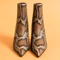 Cazabat Bottines Petra - cuir - marron - Talon : 6.5 cm