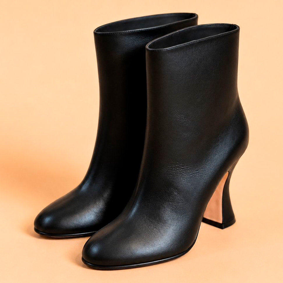 Cazabat Bottines Vivi - cuir - noir - Talon : 9 cm